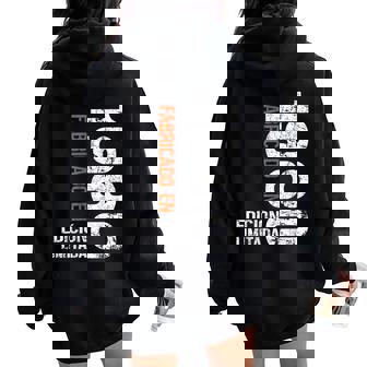 46 Años Regalo De Cumpleaños Hombre Fabricado En 1980 Women Oversized Hoodie Back Print - Regaloses