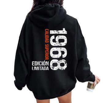 57 Años Cumpleaños Hombre Regalointage 1968 Women Oversized Hoodie Back Print - Regaloses