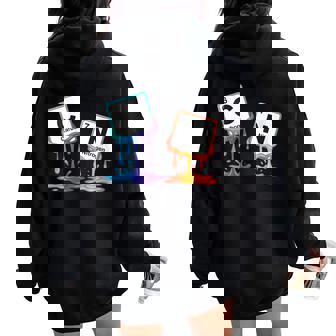 67 Meme Science Chemistry Teacher Periodic Table 6 7 Women Oversized Hoodie Back Print | Mazezy