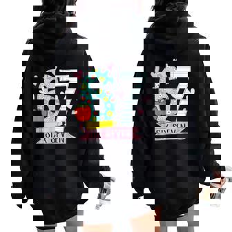 67 For Teachers 67 Meme Teacher Six Seven Women Oversized Hoodie Back Print | Seseable FR