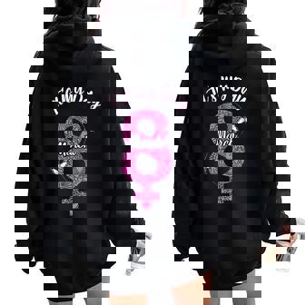 8 De Marzo Día Internacional De La Es Mi Día Women Oversized Hoodie Back Print - Regaloses