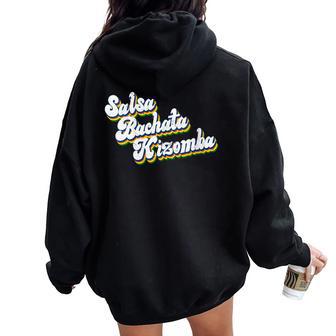 Alsa Bachata Kizombabk Dj Danse Cadeau Danseuse Danseur Sweat à capuche oversize pour femme avec imprimé dans le dos - Cadeauxyz