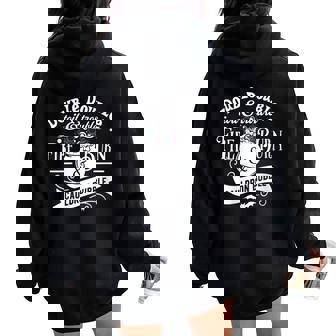 Anderson Sisters Cauldron Bubble Chant Witches Spell Women Oversized Hoodie Back Print | Mazezy