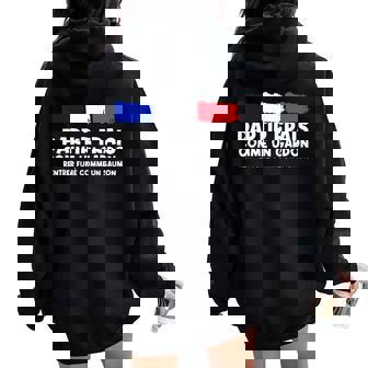 Apéro Partir Frais Comme Un Gardon Humour Homme Cadeau Sweat à capuche oversize pour femme avec imprimé dans le dos - Cadeauxyz