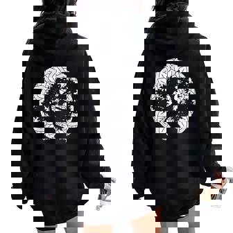 Arbre Bonsaï Mandala Zen Bouddhiste Yoga Sweat à capuche oversize pour femme avec imprimé dans le dos - Cadeauxyz