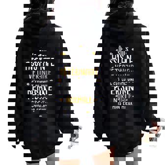 Assistanteétérinaire Cadeau Drôle Rigolo Original Sweat à capuche oversize pour femme avec imprimé dans le dos - Cadeauxyz