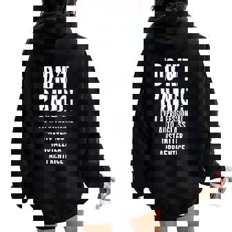 Auto Glass Installer Apprentice Women Oversized Hoodie Back Print | Mazezy