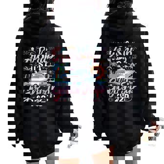 Aw Ship It's A Girls Trip 2026 Girl Cruise Vacation Trip Women Oversized Hoodie Back Print - Thegiftio