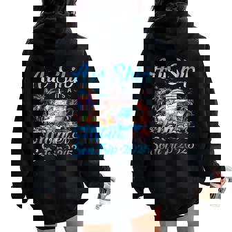 Aw Ship It's A Mother And Son Trip 2025 Cruise Vacation Mom Women Oversized Hoodie Back Print | Seseable UK