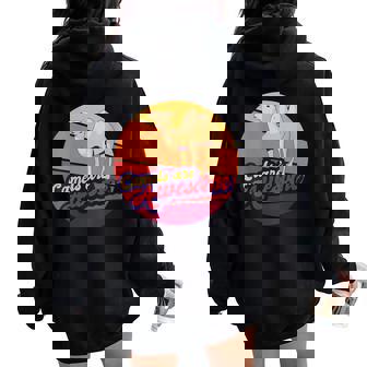 Bactrian Camel Two Humps Desert Camel Face Humor Women Oversized Hoodie Back Print - Monsterry