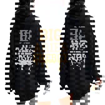 Big Aries Energy Melanin Zodiac Sign Drip Vibes Women Oversized Hoodie Back Print | Mazezy