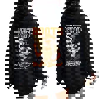 Black History Boots On The Ground Cowgirl Western Black Girl Women Oversized Hoodie Back Print - Thegiftio