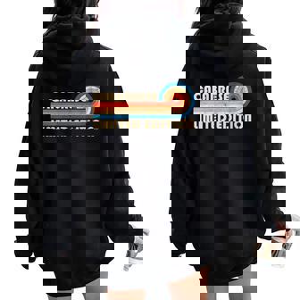 CALABRESE Surname Retro Vintage 80s 90s Birthday Reunion Women Oversized Hoodie Back Print | Mazezy