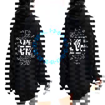 I Can't Even Math Science Teacher Mathematics Numbers Pun Women Oversized Hoodie Back Print | Mazezy