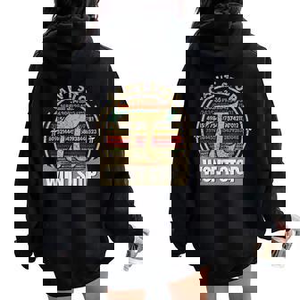 Can't Stop Pi Won't Stop Math Pi Day Maths Teacher Women Oversized Hoodie Back Print | Seseable FR