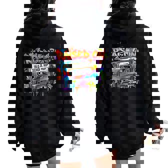 Cassette Graffiti 80s 90s Raised ON Old School Hip HOP Women Oversized Hoodie Back Print | Mazezy