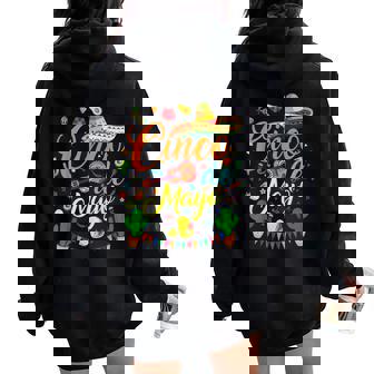 Cinco De Mayo Mexican Fiesta Party 5 De Mayo Women Women Oversized Hoodie Back Print - Thegiftio