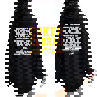 Coker College University Vintage Arch For Women Women Oversized Hoodie Back Print - Thegiftio