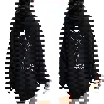 Colorful Volleyball Sport Teen Girls Boys Volleyball Player Women Oversized Hoodie Back Print | Mazezy