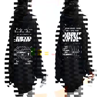 Comptable Cadeau Humoristique Comptabilité Sweat à capuche oversize pour femme avec imprimé dans le dos - Cadeauxyz