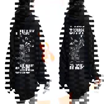 Cool Violin Art For Men Women Violinist Violin Player Violin Women Oversized Hoodie Back Print | Mazezy