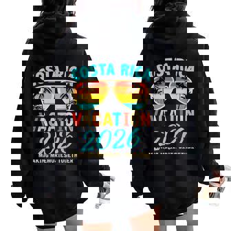 Costa Rica 2026 Beach Matching Family Vacation Women Women Oversized Hoodie Back Print | Mazezy