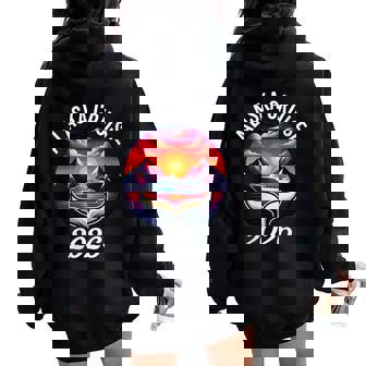 Cruise Alaska 2026 Group Alaska Whale Cruise Cruising 2026 Women Oversized Hoodie Back Print | Mazezy