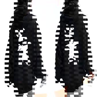 Dabbing Bunny Chemise De Pâques – Cadeau De Pâques Pour Adultes Et Enfants Sweat à capuche oversize pour femme avec imprimé dans le dos - Cadeauxyz