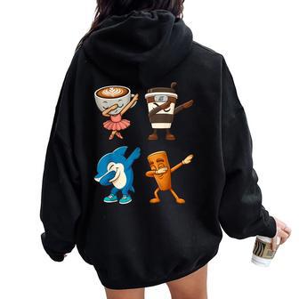 Dabbing Mignon Italien Brainrot Meme Personnage Enfants Garçons Filles Sweat à capuche oversize pour femme avec imprimé dans le dos - Cadeauxyz