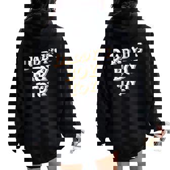 Daddy's Boy Toy Gay Pride LGBT Dom Sub Bear Gay Daddy Women Oversized Hoodie Back Print | Mazezy