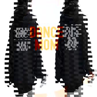 Dance Mom Orange Matching Parents レディース オーバーサイズ パーカー バックプリント - Kawaiitshirt
