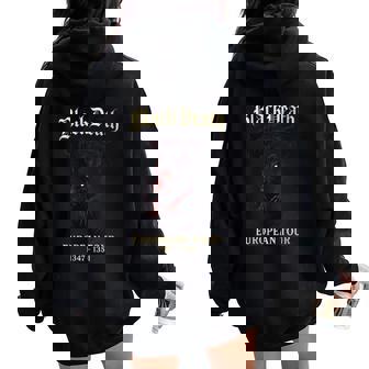 Death Medieval Rat Gothic History Art Women Oversized Hoodie Back Print | Mazezy