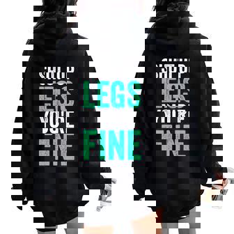 Divertidas S De Entrenamiento Para Manga Larga Women Oversized Hoodie Back Print - Regaloses