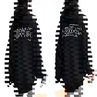 Driver Athletic Lettering Driving Men Women Women Oversized Hoodie Back Print | Mazezy