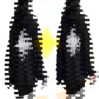 Drum And Bass Dubstep Junglist DnB Women Oversized Hoodie Back Print | Mazezy