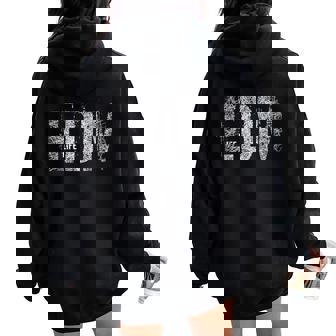 EDM Life Electronic Dance Music For DJ Women Oversized Hoodie Back Print | Mazezy