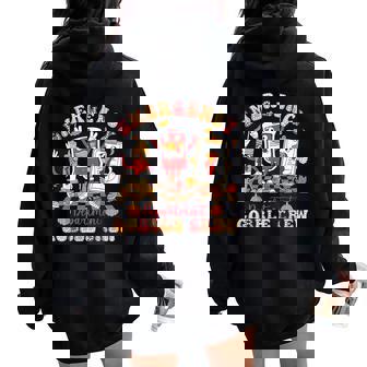 Er Nurse Gobble Crew Thanksgiving Turkey Nurse Ed Thankful Women Oversized Hoodie Back Print - Thegiftio