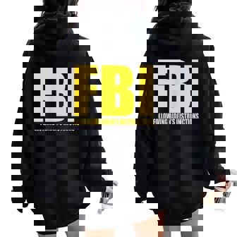 Fbi Bidenの指示に従うアパレル 面白い 男性 女性 レディース オーバーサイズ パーカー バックプリント - Kawaiitshirt