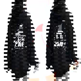 Fleet Claus Santa Christmas Fleet Manager Women Oversized Hoodie Back Print | Mazezy