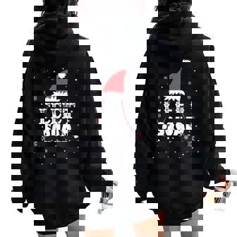 Fleet Squad Christmas Fleet Manager Matching Xmas Women Oversized Hoodie Back Print | Mazezy