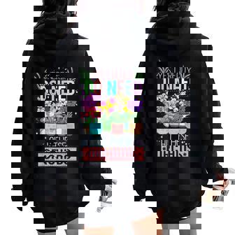 Orchid Plant Lover Florist Orchid Flower Women Oversized Hoodie Back Print - Thegiftio