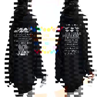 Pickleball Lovers If It Wasnt For Pickleball I Met You Women Oversized Hoodie Back Print | Seseable FR