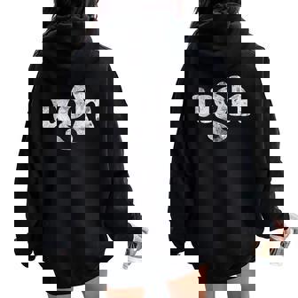 Ugh Humorous Disgusted Sarcastic Humor Women Oversized Hoodie Back Print - Thegiftio