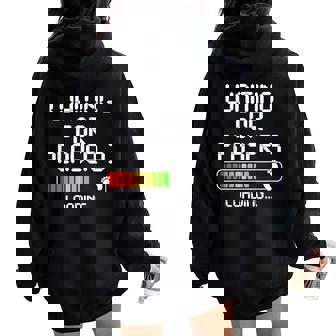 Futur Papa Annonce Grossesse Future Maman Père Parents Sweat à capuche oversize pour femme avec imprimé dans le dos - Cadeauxyz