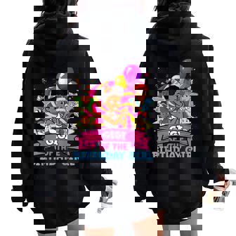 Gigi The Birthday Girl Party Pink Doll Family Decorations Women Oversized Hoodie Back Print | Seseable FR