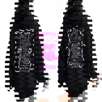 Girls Trip 2026 Nashville Music Friends Women's Tees Women Oversized Hoodie Back Print | Mazezy
