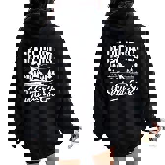 Girls Water Ski Lake Life Waterskiing Tank Top Women Oversized Hoodie Back Print | Mazezy