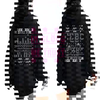 Glogg Mulled Wine Lover Women Oversized Hoodie Back Print | Mazezy