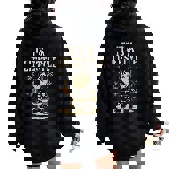 Hair Punk Alternative Emo Christmas Gothic Music Lover Women Oversized Hoodie Back Print | Mazezy