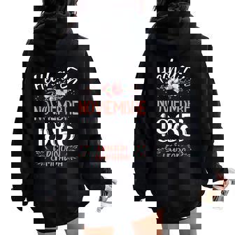 Hecha En Noviembre 1985 Regalo 40 Años Cumpleaños Women Oversized Hoodie Back Print - Regaloses